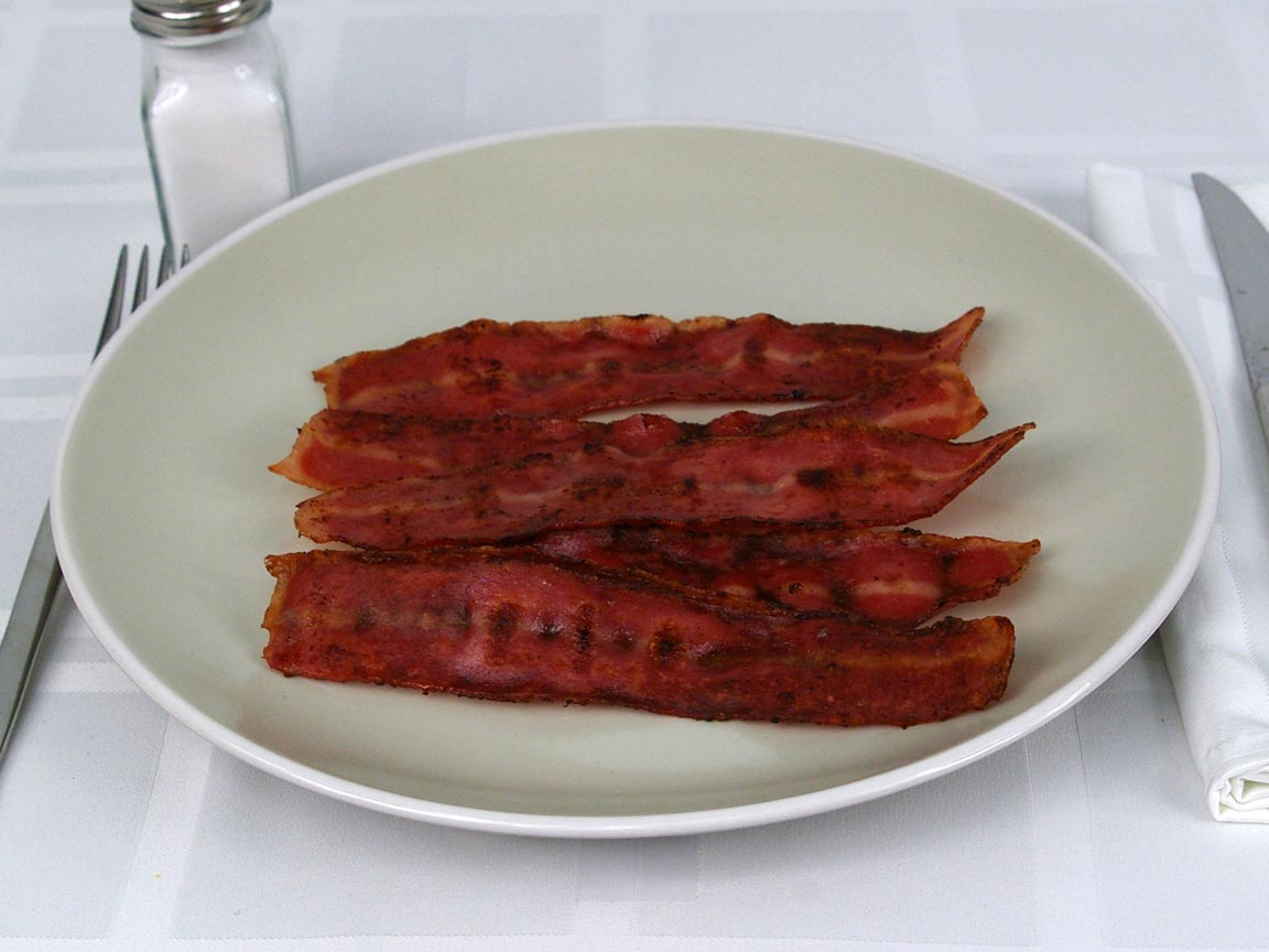 Calories in 5 ea(s) of Turkey Bacon