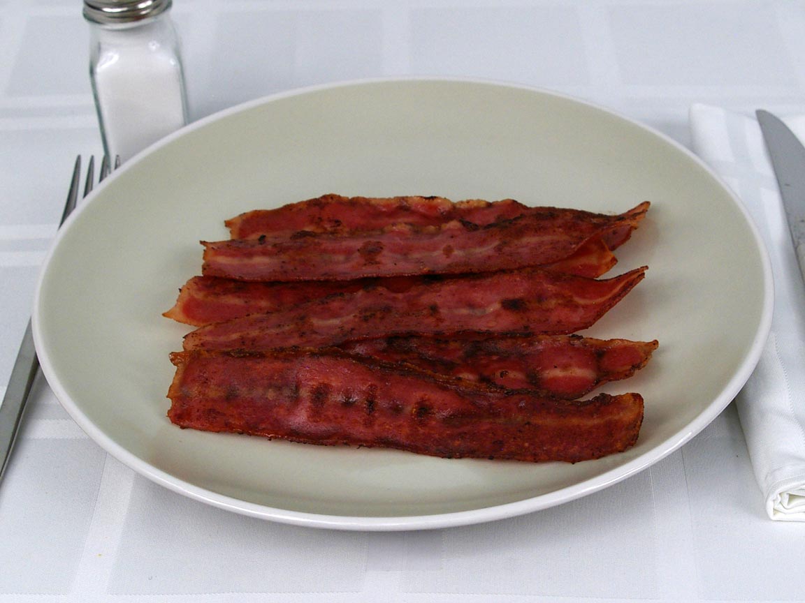 Calories in 6 ea(s) of Turkey Bacon