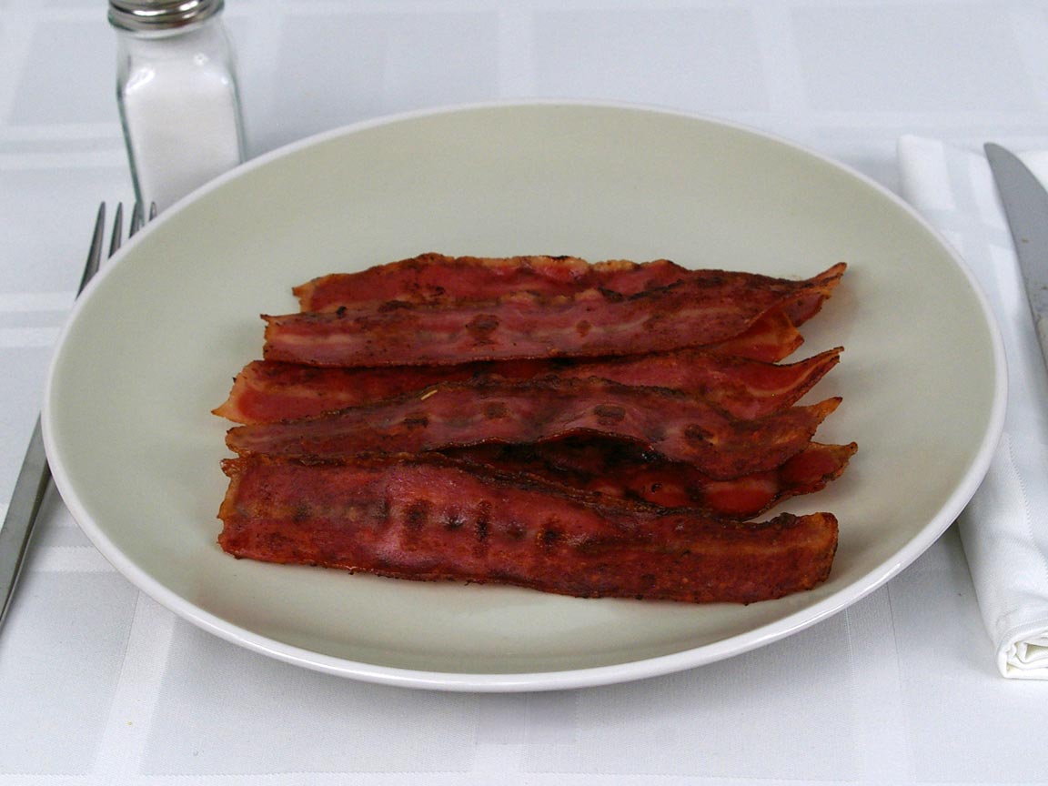 Calories in 7 ea(s) of Turkey Bacon