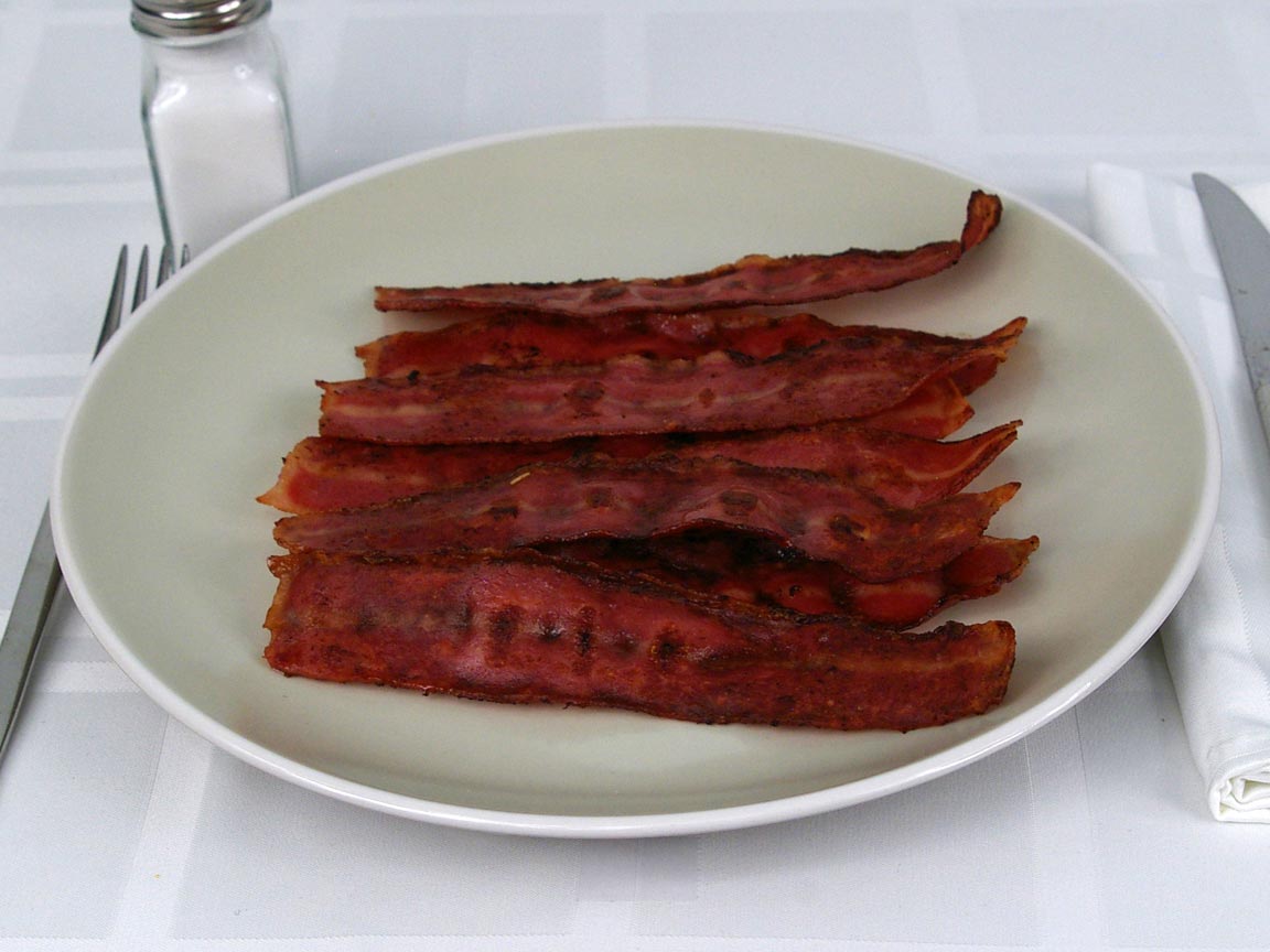 Calories in 8 ea(s) of Turkey Bacon