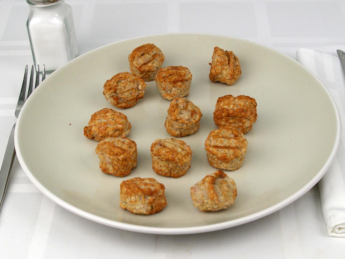Calories in 12 piece(s) of Turkey Meatballs