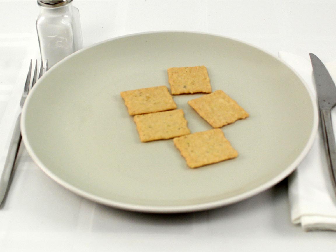 Calories in 5 cracker(s) of Tuscan Peasant Crakers