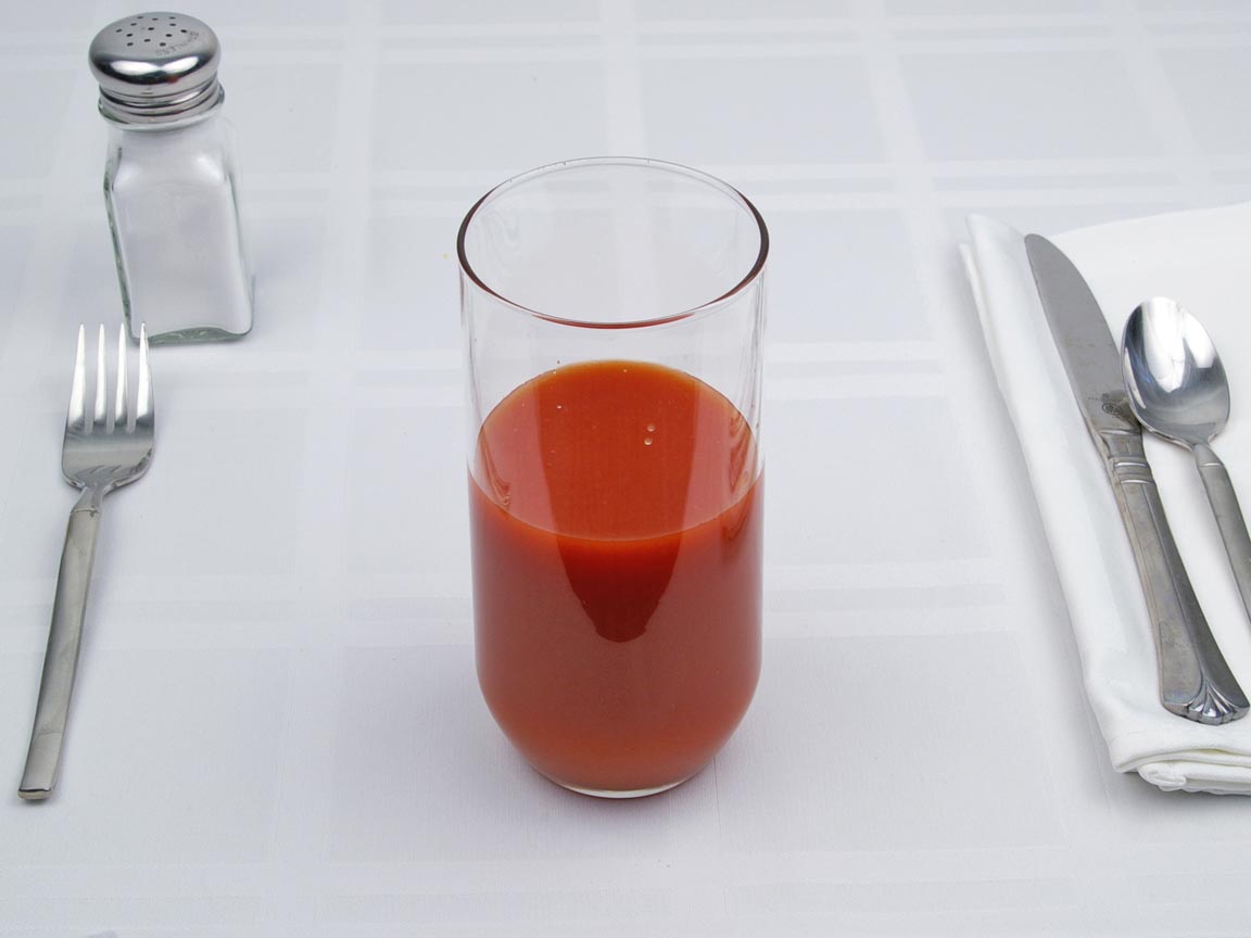Calories in 1.13 cup(s) of Tomato Juice
