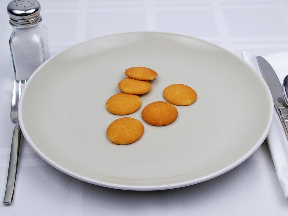 Calories in 6 wafer(s) of Nilla Vanilla Wafers Cookie