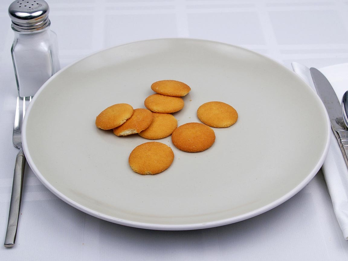 Calories in 8 wafer(s) of Nilla Vanilla Wafers Cookie