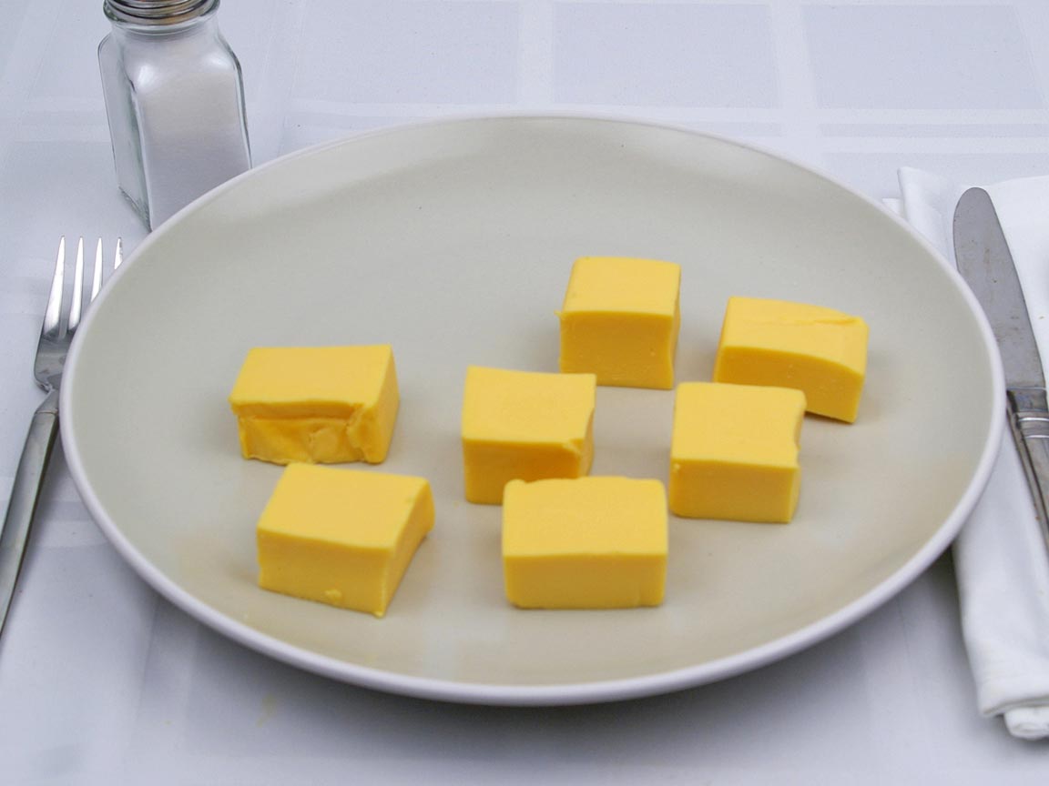 Calories in 198 grams of Kraft Velveeta Cheese