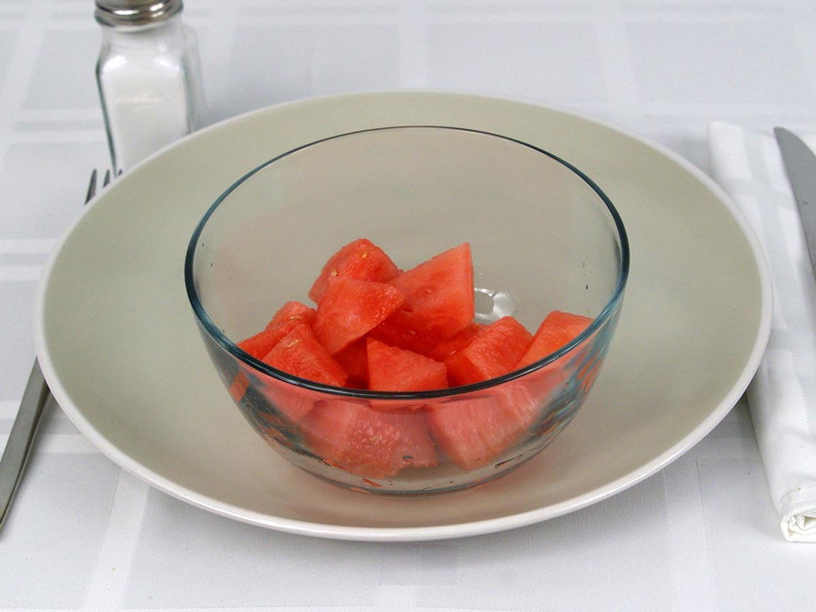Calories In 1 Cup Balls Of Watermelon Raw