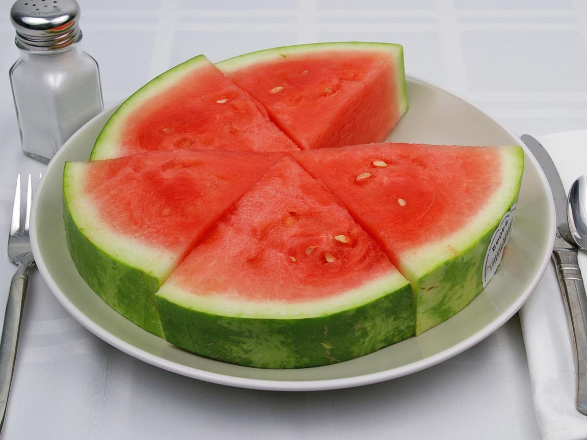 Calories in 5 slice(s) of Watermelon