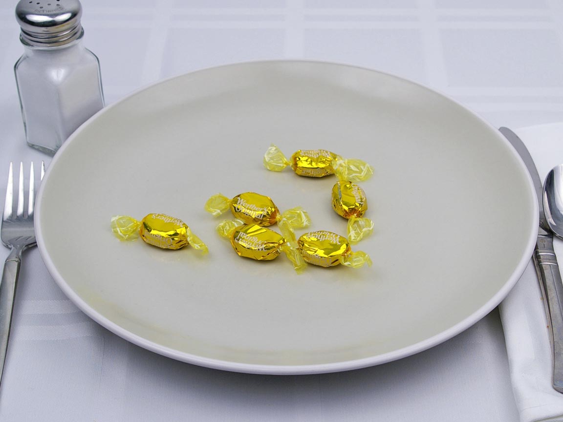 Calories in 3 ea(s) of Werther's Sugar Free