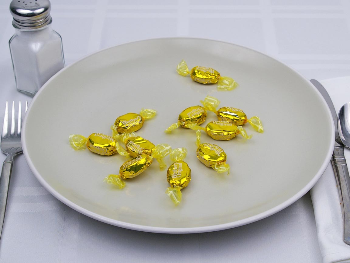Calories in 5 ea(s) of Werther's Sugar Free