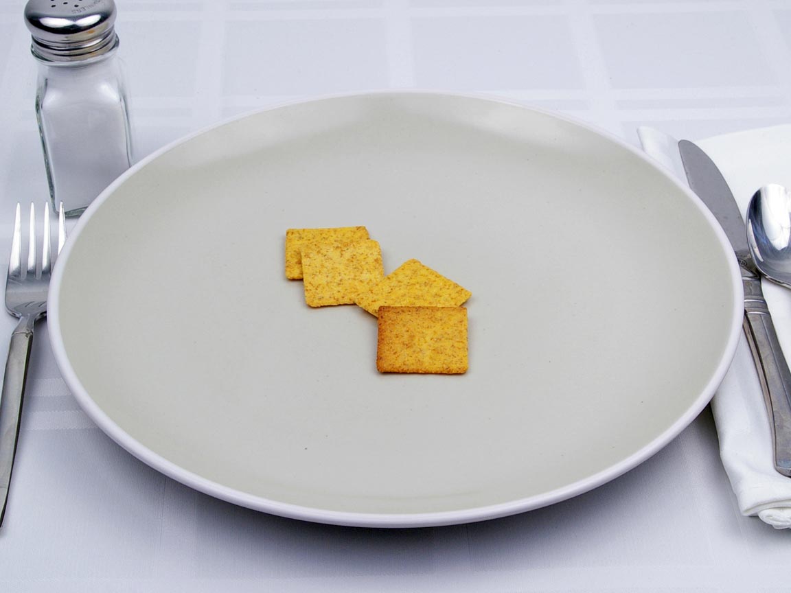 Calories in 4 cracker(s) of Wheat Thins Crackers - Original