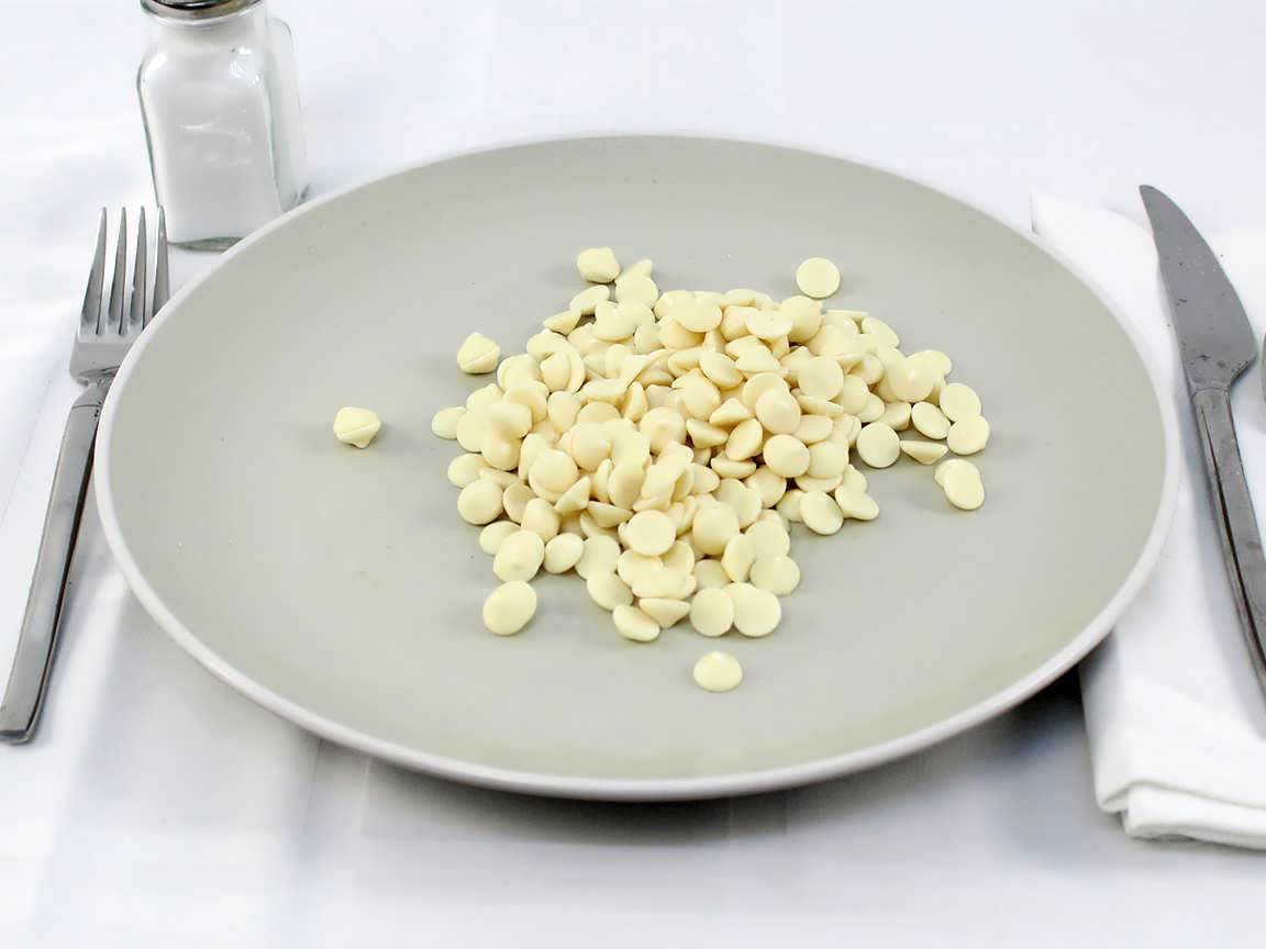 Calories in 120 grams of White Chocolate Chips