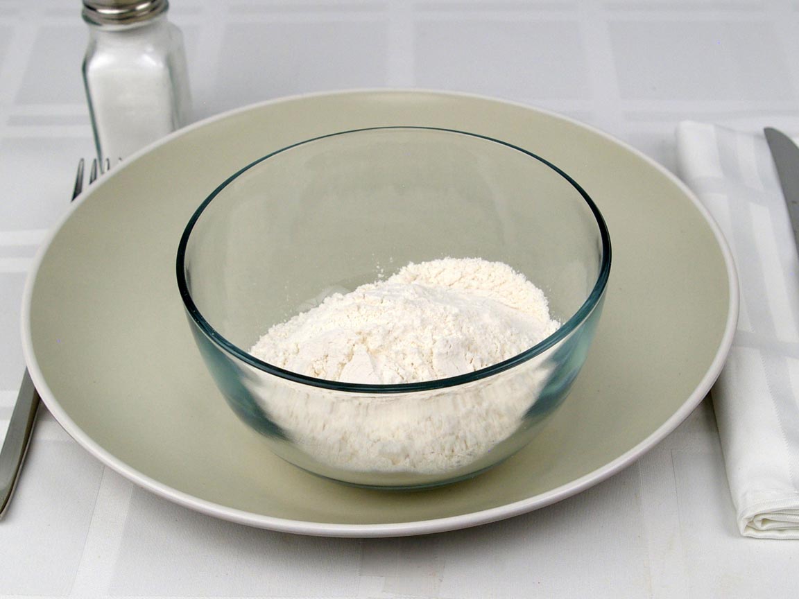 Calories in 0.75 cup(s) of White All Purpose Flour