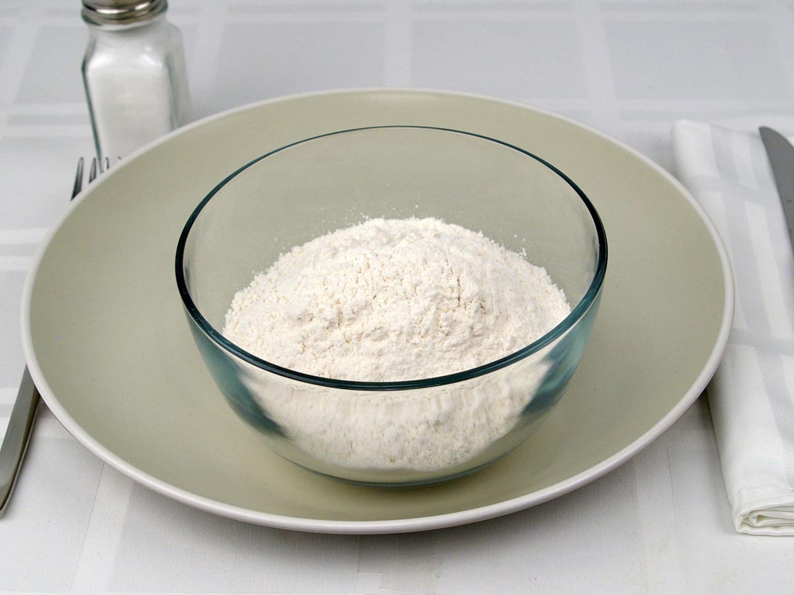 Calories in 1.25 cup(s) of White All Purpose Flour