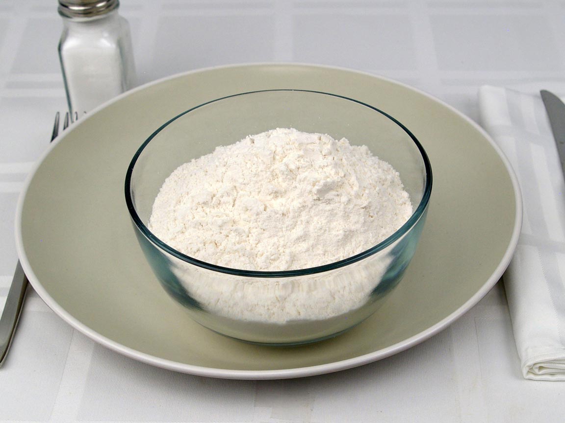 Calories in 1.75 cup(s) of White All Purpose Flour