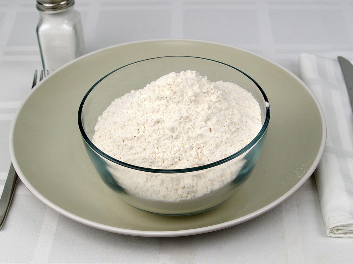 Calories in 2 cup(s) of White All Purpose Flour