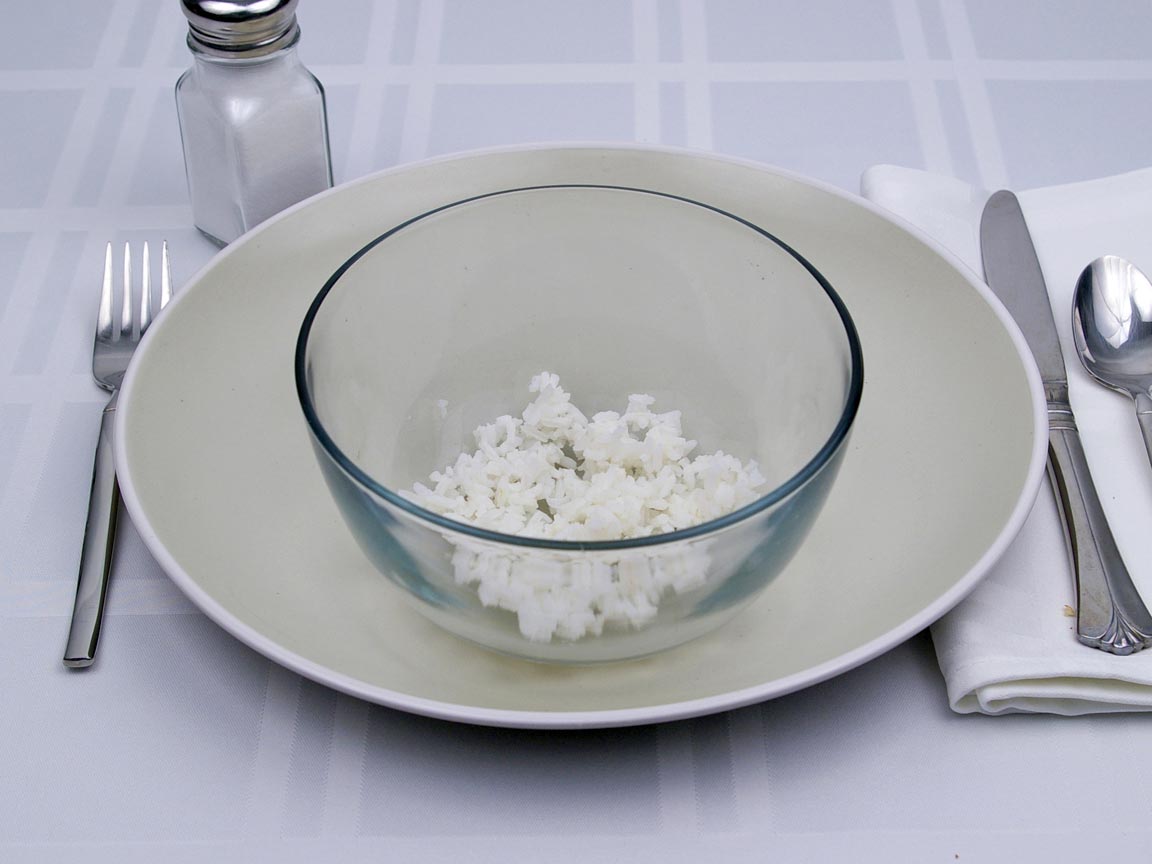 Calories in 0.25 cup(s) of White Rice - Cooked Avg