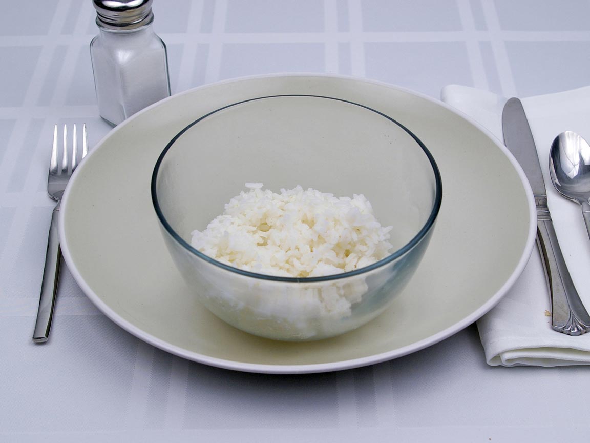 Calories in 1 cup(s) of White Rice - Cooked Avg
