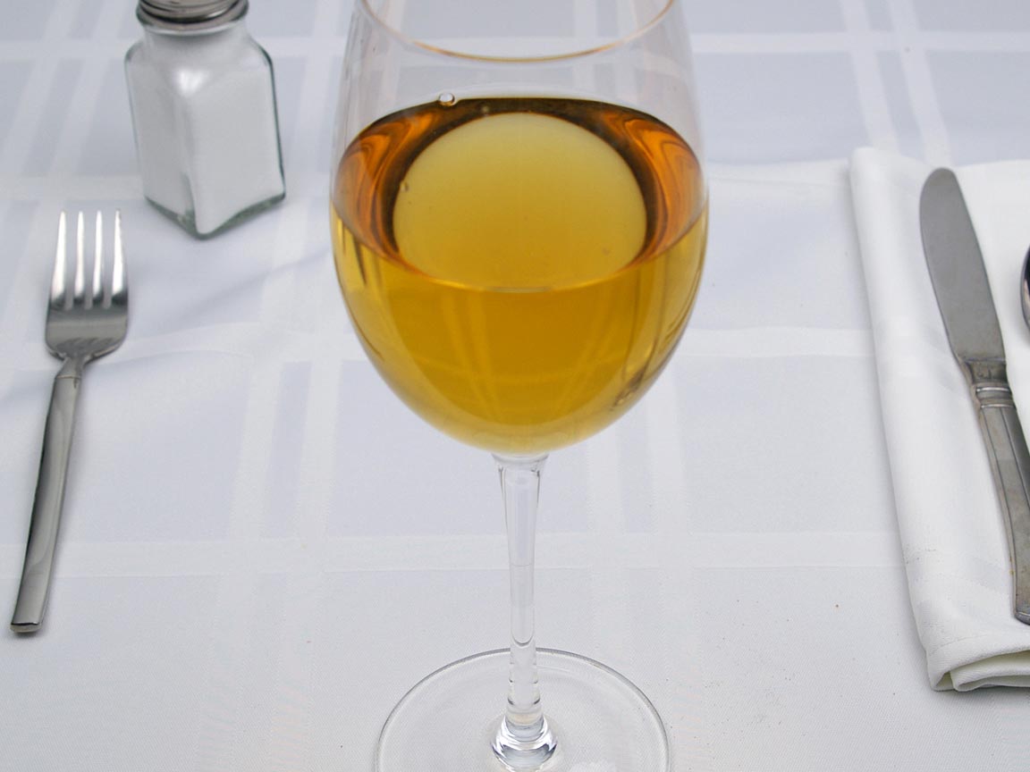 Calories in 8 fl oz(s) of Sherry - Dry