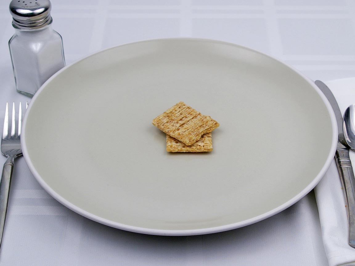 Calories in 2 cracker(s) of Triscuit Woven Wheat Crackers
