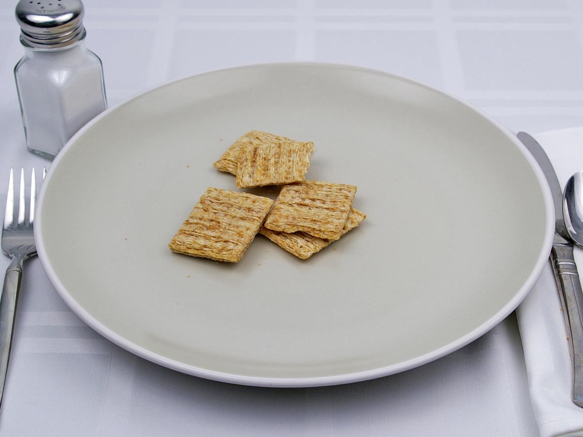 Calories in 6 cracker(s) of Triscuit Woven Wheat Crackers