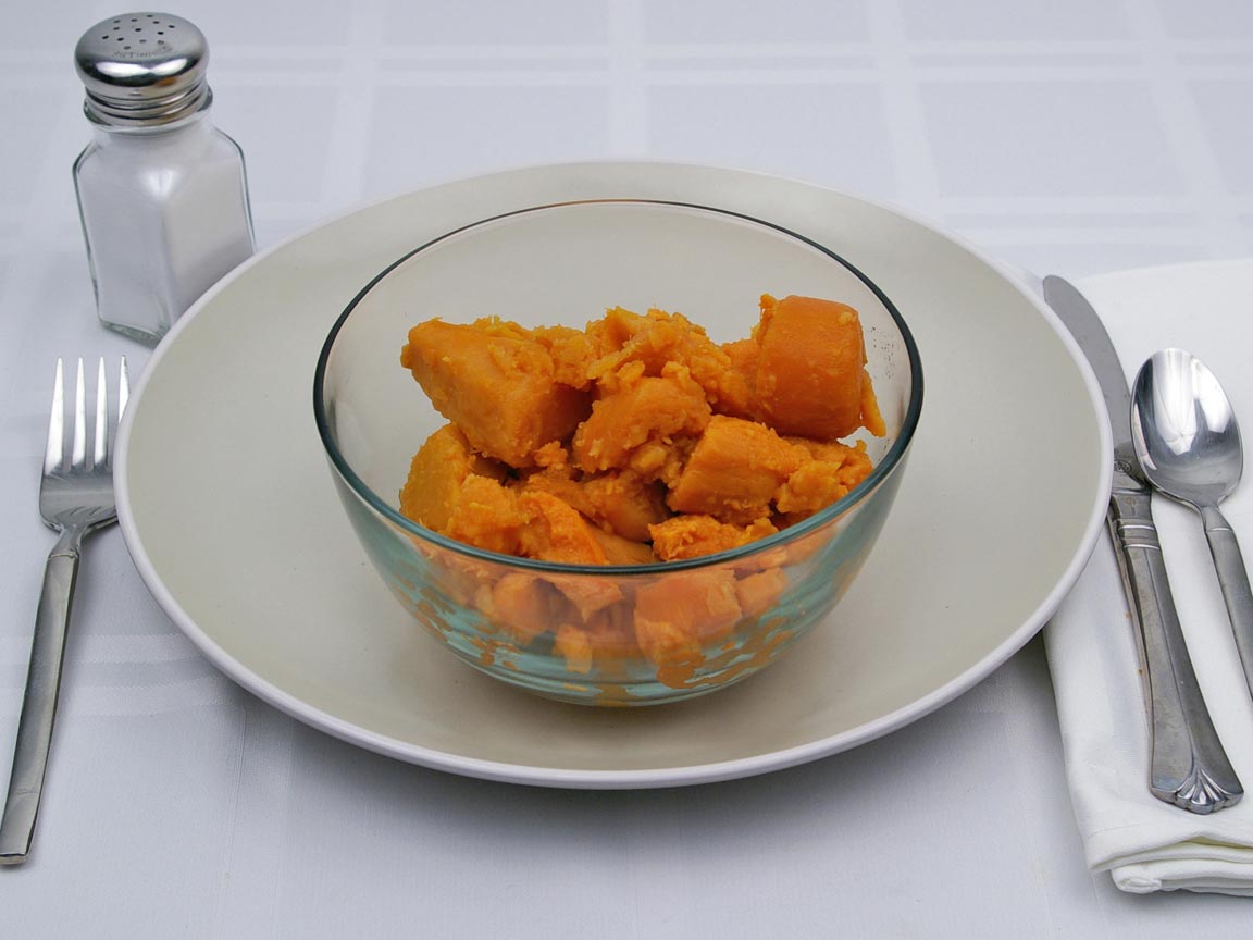 Calories in 340 grams of Yams - Canned
