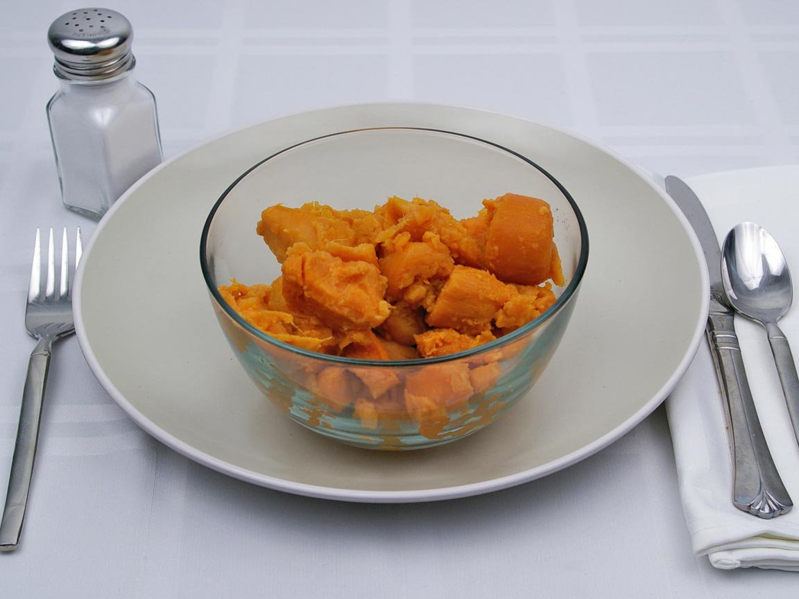 Calories in 382 grams of Yams - Canned