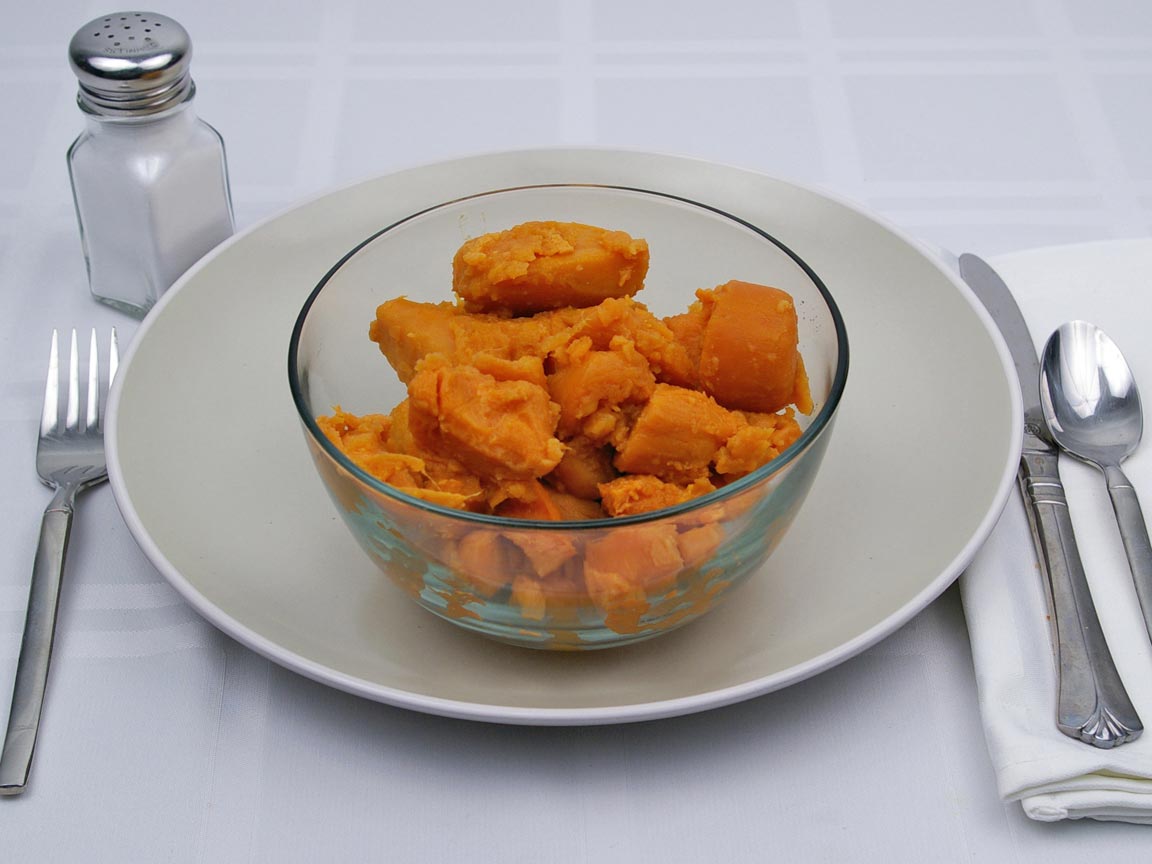 Calories in 425 grams of Yams - Canned