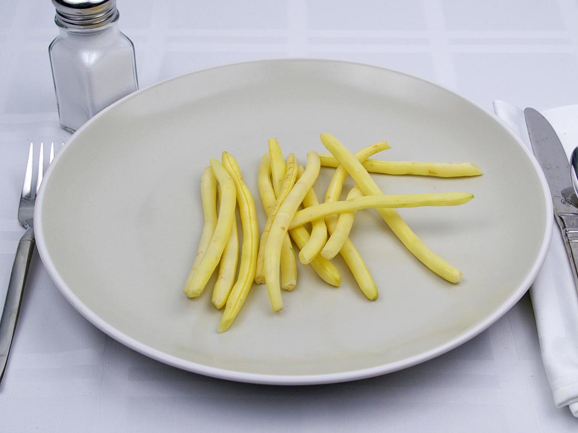 Calories in 99 grams of Yellow Wax Beans