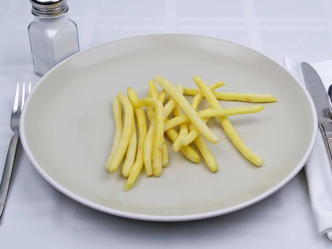 Calories in 113 grams of Yellow Wax Beans