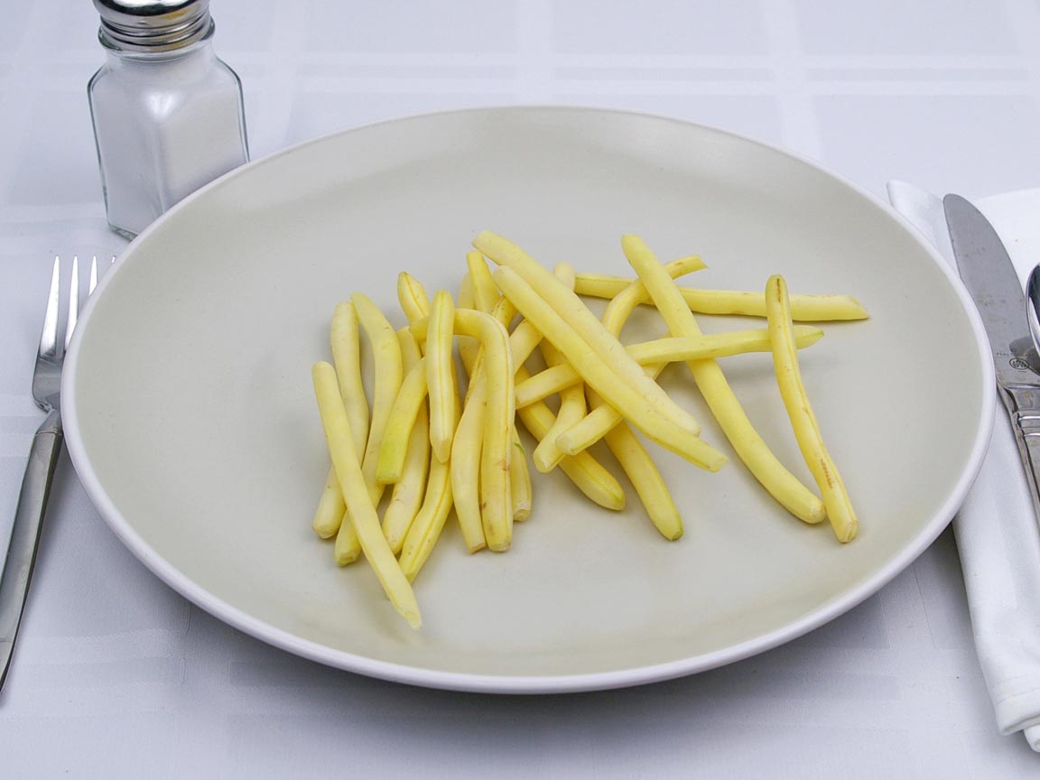 Calories in 141 grams of Yellow Wax Beans