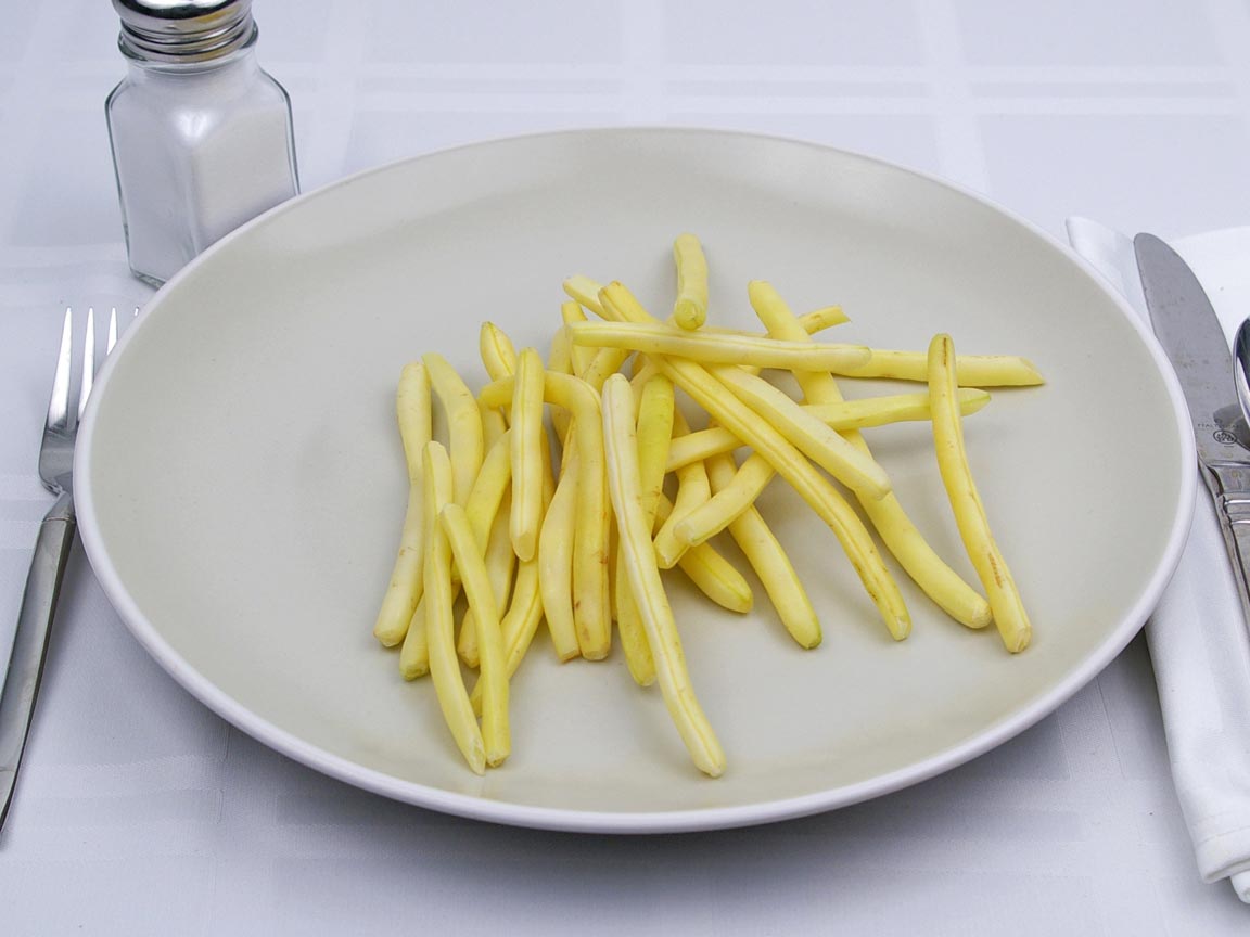 Calories in 170 grams of Yellow Wax Beans