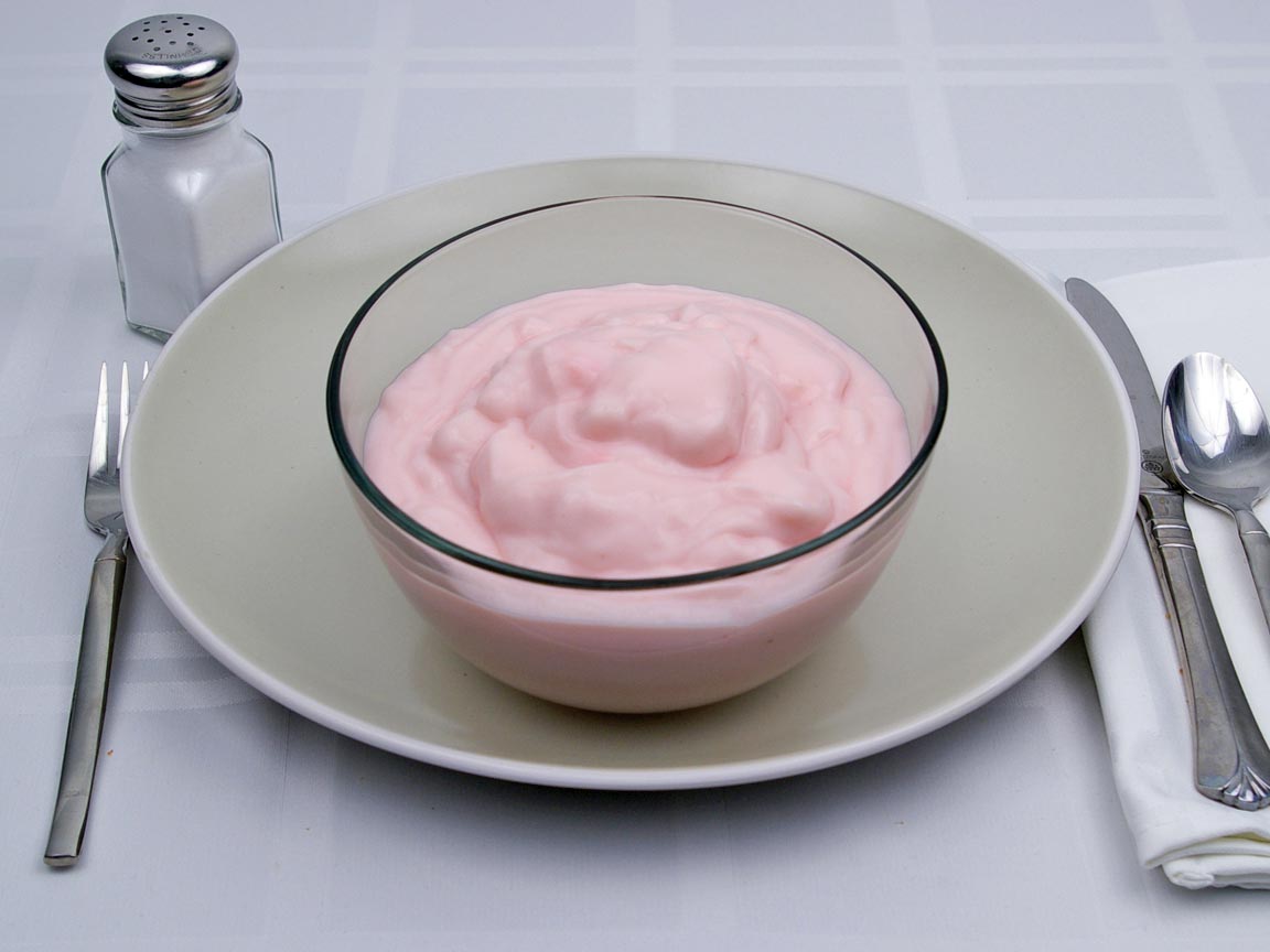 Calories in 2.5 cup(s) of Yogurt - Fruit Flavored - Low Fat - Avg