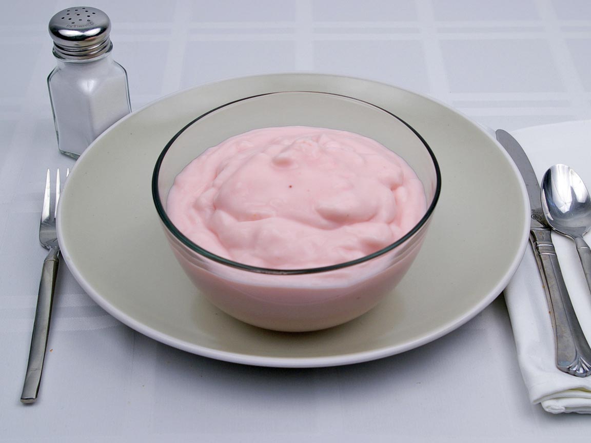 Calories in 2.75 cup(s) of Yogurt - Fruit Flavored - Low Fat - Avg
